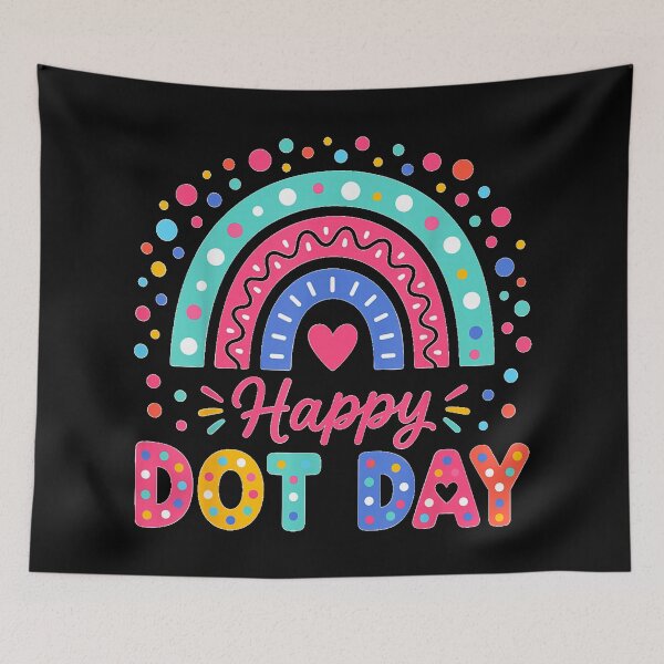 Item preview, Happy Dot Colorful Rainbow Polka Dot Boys Girls Kids Teacher designed and sold by Denenberg Jardel.