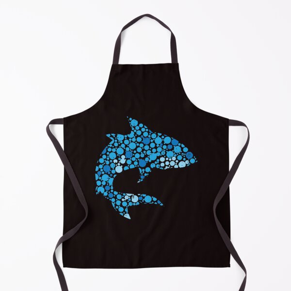 Item preview, Blue Polka Dot Shark Ocean Animal Lover designed and sold by ImeldaSparks.