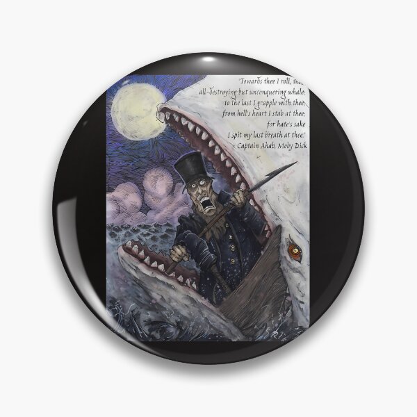 Item preview, Captain Ahab Moby Dick (Herman Melville) designed and sold by AmaubaRegina.