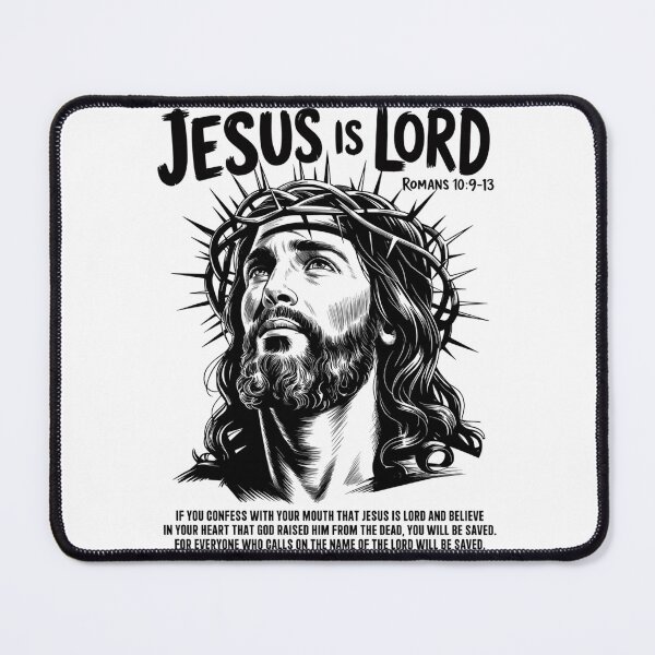 Item preview, Jesus is Lord Romans 10:9-13 Christian Faith designed and sold by PeggyGilligan.