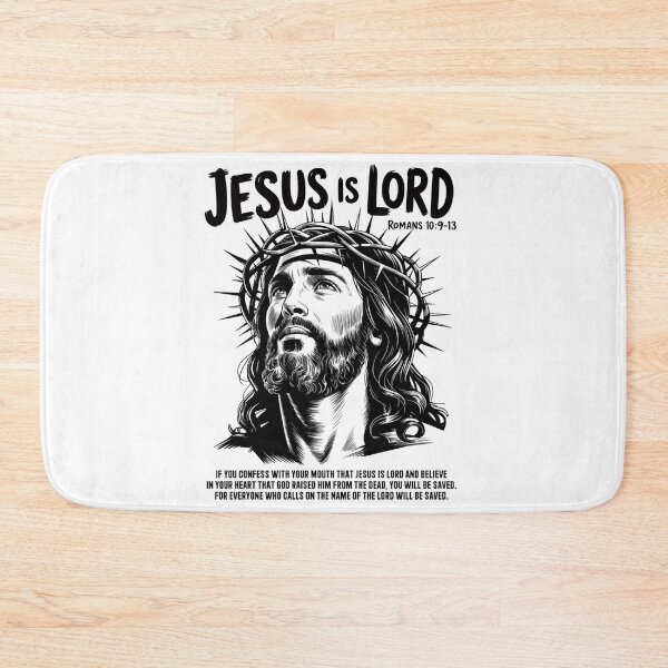 Item preview, Jesus is Lord Romans 10:9-13 Christian Faith designed and sold by PeggyGilligan.