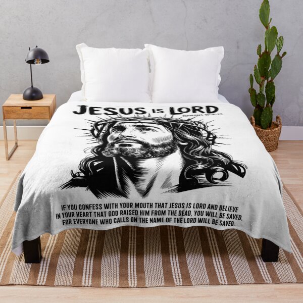 Item preview, Jesus is Lord Romans 10:9-13 Christian Faith designed and sold by PeggyGilligan.