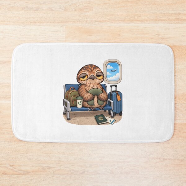 Item preview, Sleepy Potoo Bird Traveler | Cute Potoo Travel Adventure Airport Art designed and sold by MrDev.