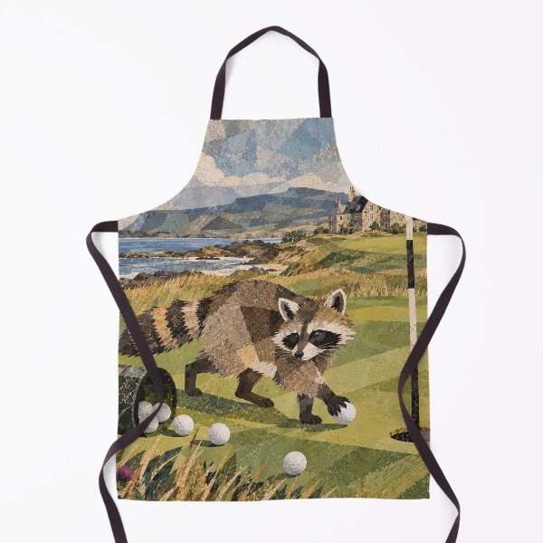 Item preview, Racoon Golf Caddy designed and sold by LittleDreamsCo.