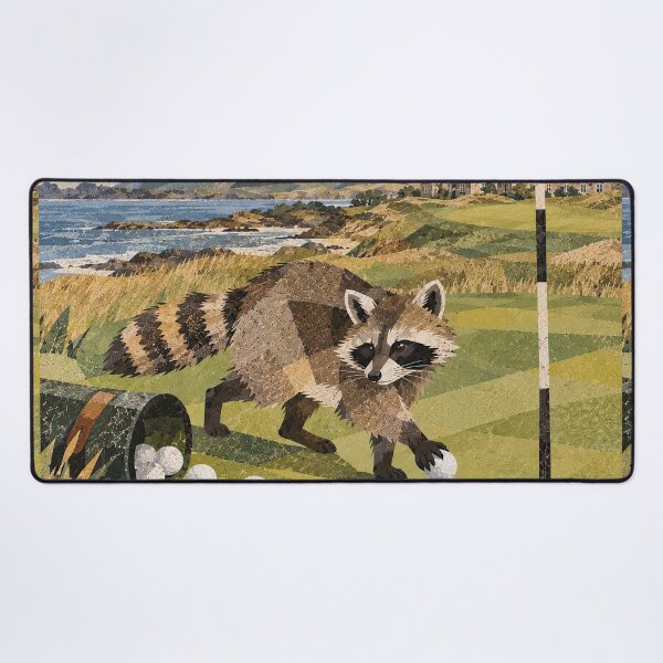 Item preview, Racoon Golf Caddy designed and sold by LittleDreamsCo.