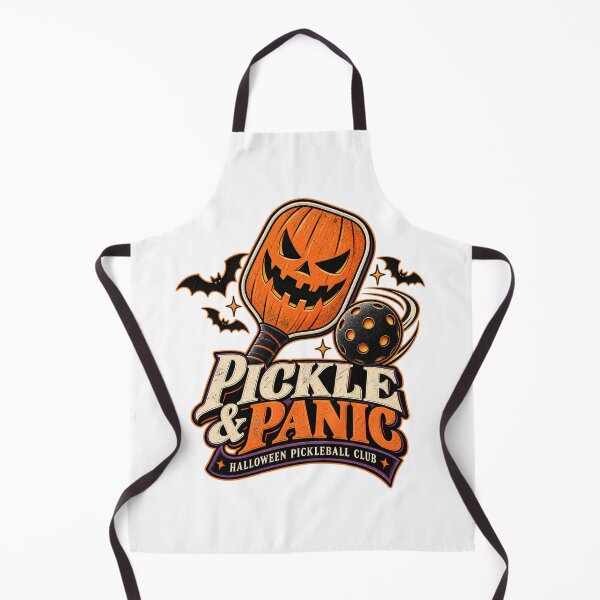 Item preview, Pickle & Panic – Funny Halloween Pickleball Design designed and sold by meme2525.