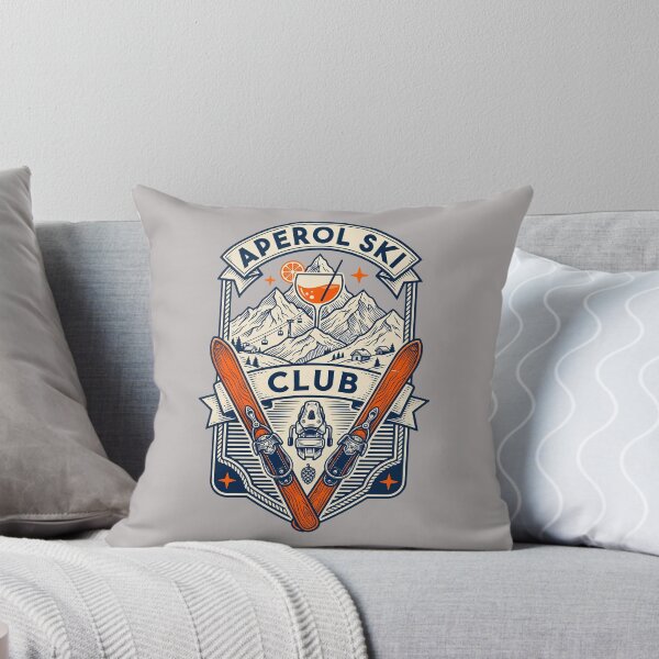 Item preview, Aperol Ski Club Retro Mountain Winter Cocktail-46 designed and sold by KateSchultza.