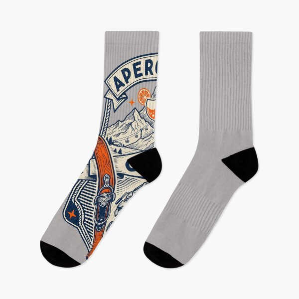 Item preview, Aperol Ski Club Retro Mountain Winter Cocktail-46 designed and sold by KateSchultza.