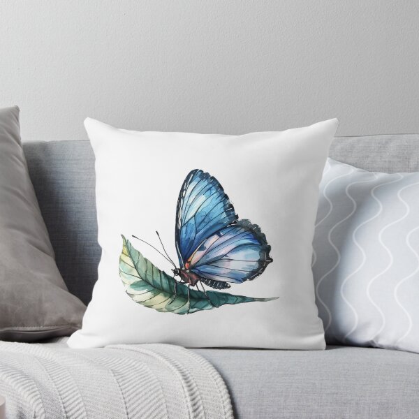 Item preview, Blue Butterfly | Elegant Nature Aesthetic Art designed and sold by Mandayartstudio.