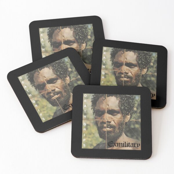 Item preview, Deaths Gripss Exmilitary Album Cover designed and sold by FrogBox-Studio.