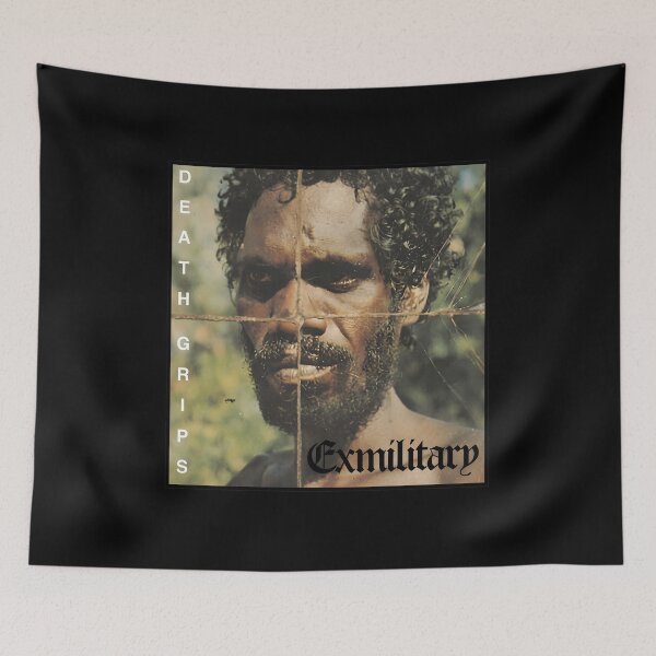 Item preview, Deaths Gripss Exmilitary Album Cover designed and sold by FrogBox-Studio.