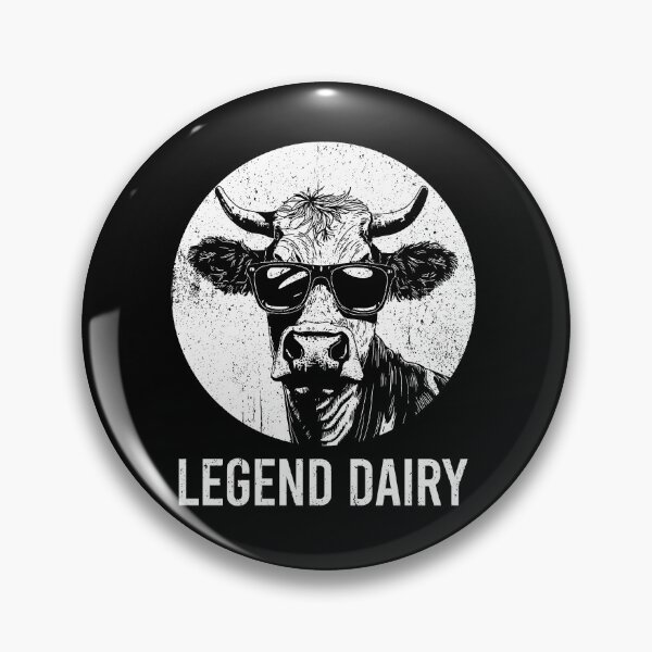 Item preview, Legend Dairy - Funny Cow Farmer Pun designed and sold by chatrinemelca.