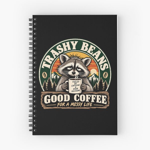 Item preview, Trashy Beans Coffee Co — Fueled by Caffeine & Poor Decisions designed and sold by OriginalGamer55.