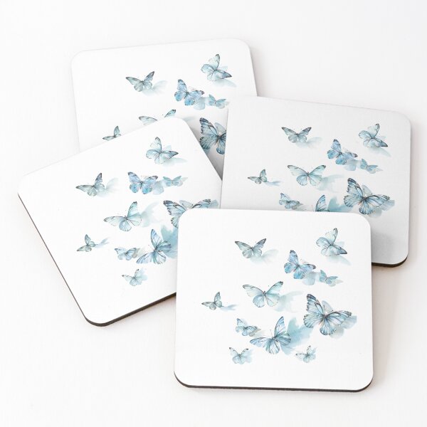 Item preview, Blue Butterfly | Elegant Nature Aesthetic Art designed and sold by Mandayartstudio.