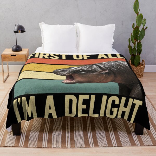 Item preview, Moo Deng First Of All I'm A Delight designed and sold by nasr-say.