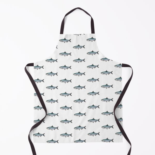 Item preview, Pixel Art Teal Herring Silver Stripe Cutout designed and sold by aigcx.