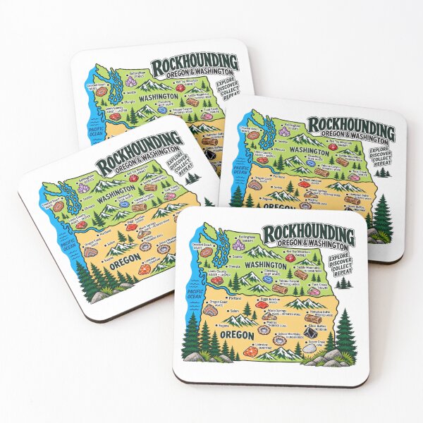 Item preview, Rockhounding the Oregon and Washington designed and sold by Tara's Nature Shop.