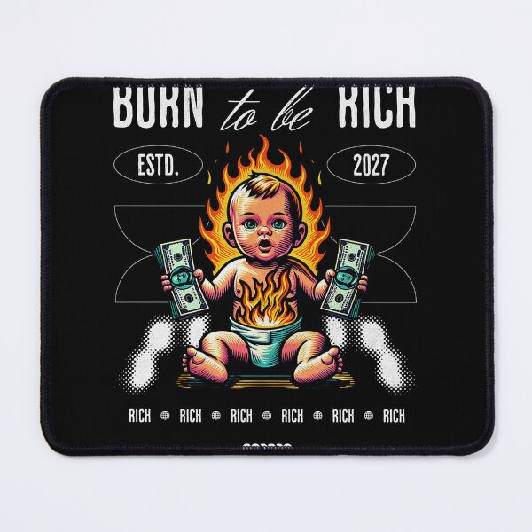 Item preview, Born to Be Rich T-Shirt, Bold Money Baby Graphic Tee, Wealth Motivation Streetwear Shirt, Est 2026 Gift designed and sold by baretyas.