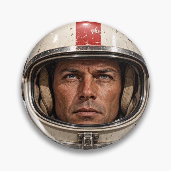 Item preview, Retro Space Explorer – Vintage Astronaut Helmet designed and sold by Kevin Shearer.