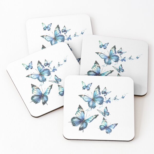 Item preview, Blue Butterfly | Elegant Nature Aesthetic Art designed and sold by Mandayartstudio.