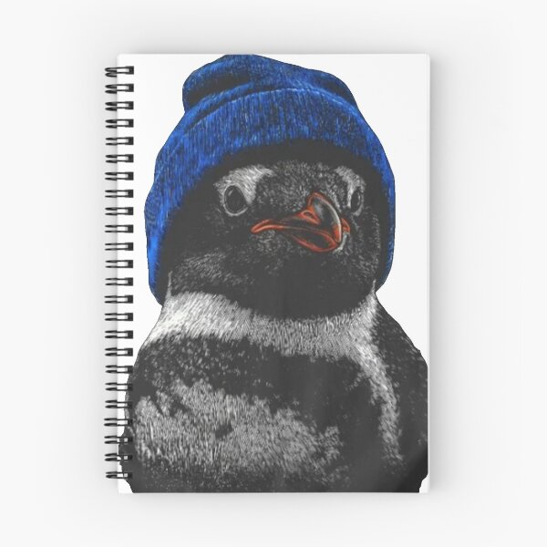 Item preview, penguin with ski hat designed and sold by PhiloDoh.