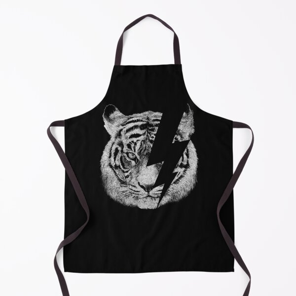 Item preview, Tiger Lightning Bolt Vintage Rock Graphic Art designed and sold by The secret storage room.