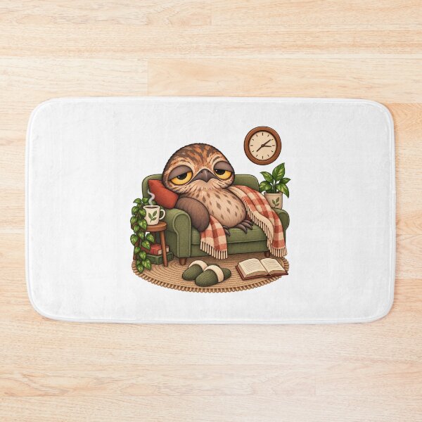 Item preview, Sleepy Potoo Bird Cozy Couch | Cute Potoo Coffee Book Lover designed and sold by MrDev.