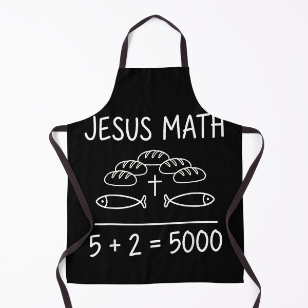 Item preview, Jesus Math 2 Fishes 5 Breads Feeds The 5000 Bible Miracle designed and sold by PeggyGilligan.
