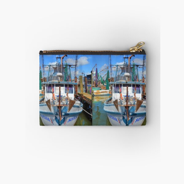 Item preview, Shrimping Boat in Harbour designed and sold by Savannah Gibbs.