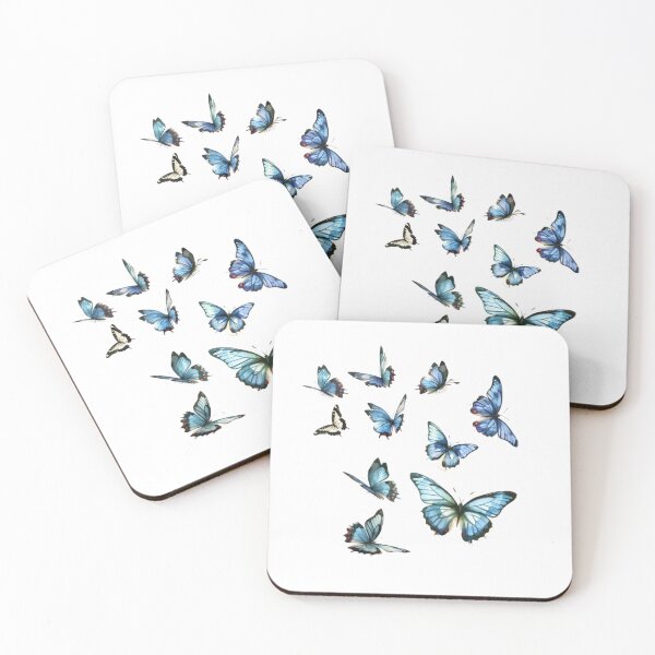 Item preview, Blue Butterfly | Elegant Nature Aesthetic Art designed and sold by Mandayartstudio.