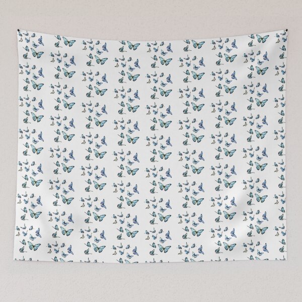 Item preview, Blue Butterfly | Elegant Nature Aesthetic Art designed and sold by Mandayartstudio.