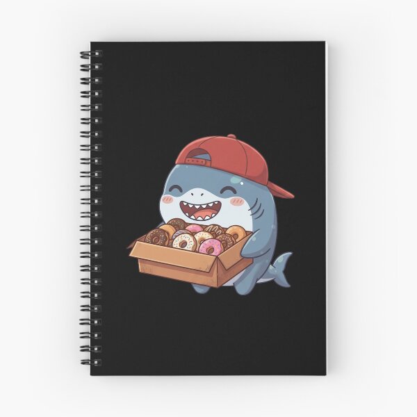 Item preview, Donut Lovers Shark  designed and sold by Nature's Chibis.