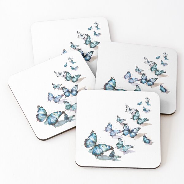 Item preview, Blue Butterfly | Elegant Nature Aesthetic Art designed and sold by Mandayartstudio.