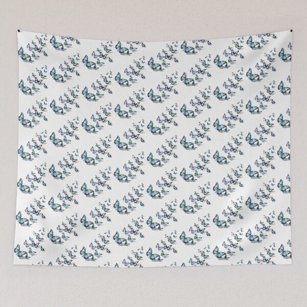 Item preview, Blue Butterfly | Elegant Nature Aesthetic Art designed and sold by Mandayartstudio.