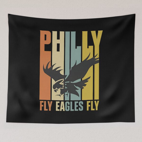 Artikelvorschau, Philly Fly Eagles Fly Retro Eagle entworfen und verkauft von CraigSmith43.