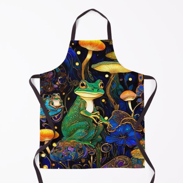 Item preview, Psychedelic Mushrooms and Frogs designed and sold by TheDarkWardrobe.