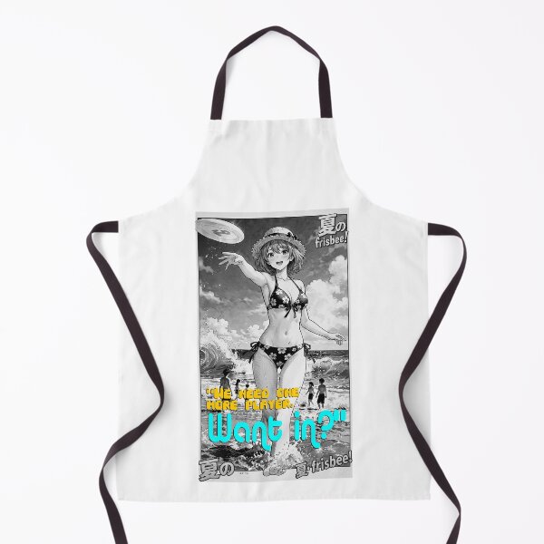 Item preview, Beautiful girl playing frisbee in summer, manga style. #3 designed and sold by UrbanTRIP.