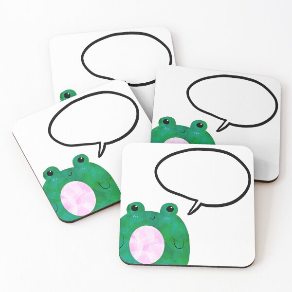 Item preview, Speech Bubble Froggy designed and sold by Clover Crow.