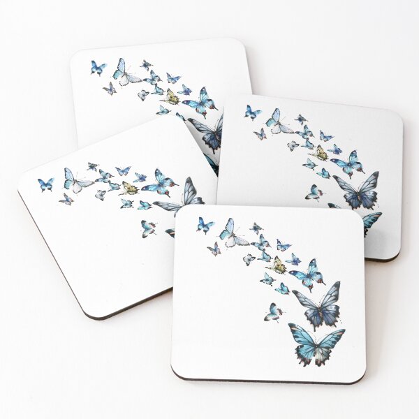 Item preview, Blue Butterfly | Elegant Nature Aesthetic Art designed and sold by Mandayartstudio.