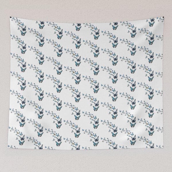 Item preview, Blue Butterfly | Elegant Nature Aesthetic Art designed and sold by Mandayartstudio.
