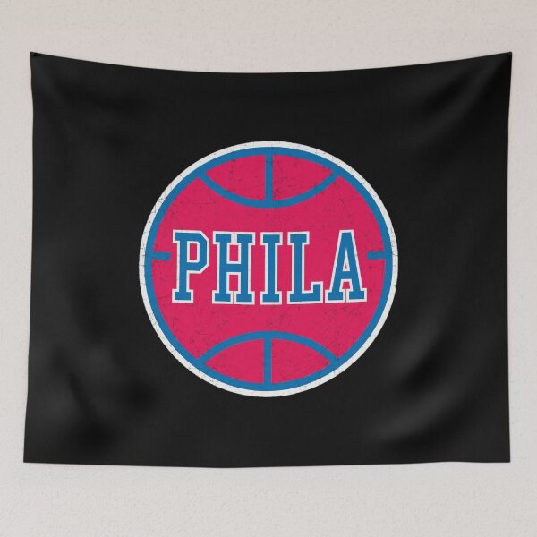Aperçu de l'œuvre Rétro du basketball de Philadelphie créée et vendue par CraigSmith43.