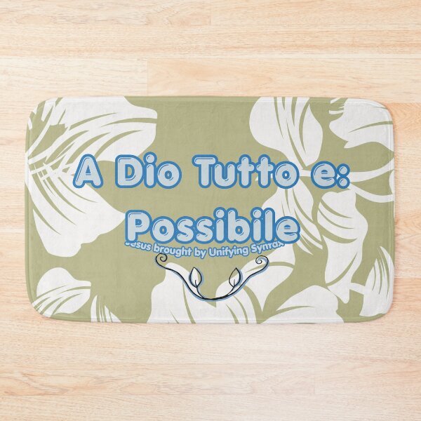 Item preview, A Dio Tutto e Possible - Inspirational & Motivational Faith Items  designed and sold by UnifyingSyntax.