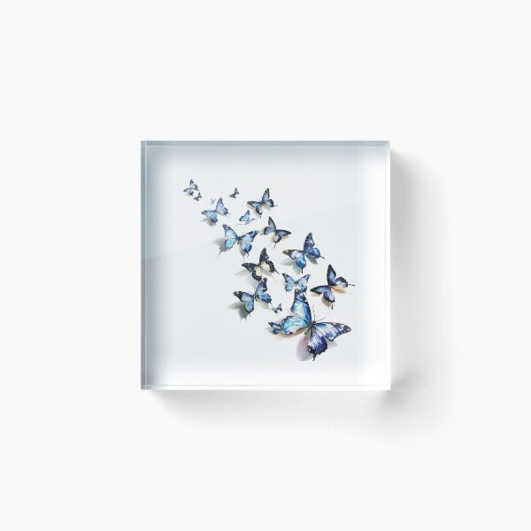 Item preview, Blue Butterfly | Elegant Nature Aesthetic Art designed and sold by Mandayartstudio.