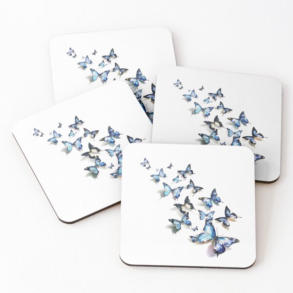 Item preview, Blue Butterfly | Elegant Nature Aesthetic Art designed and sold by Mandayartstudio.