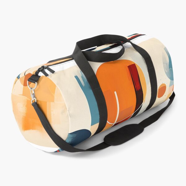 Item preview, Orange and Blue Geometric Circles Modern Abstract Art designed and sold by GutyzDesignsES.