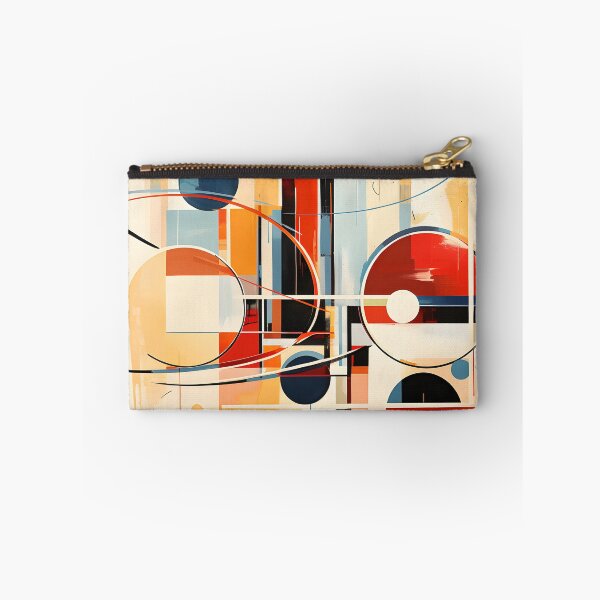Item preview, Orange and Blue Geometric Circles Modern Abstract Art designed and sold by GutyzDesignsES.