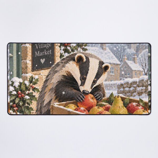 Item preview, Market Badger designed and sold by LittleDreamsCo.