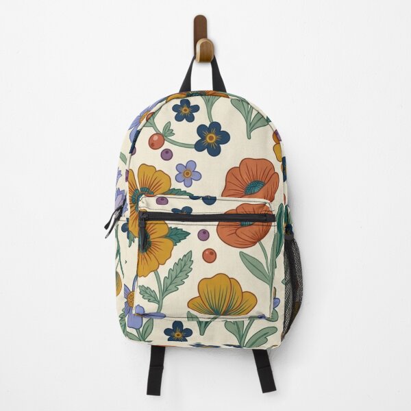 Item preview, Vintage Retro Botanical Floral Pattern designed and sold by ShivCraftStudio.