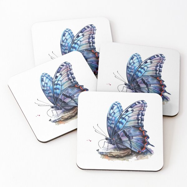 Item preview, Blue Butterfly | Elegant Nature Aesthetic Art designed and sold by Mandayartstudio.