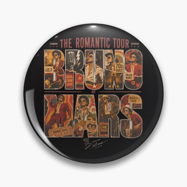 Item preview,  Bruno Mars Tour 2026 Romantic Tour Concert Bruno Mars designed and sold by MelissaJamison8.